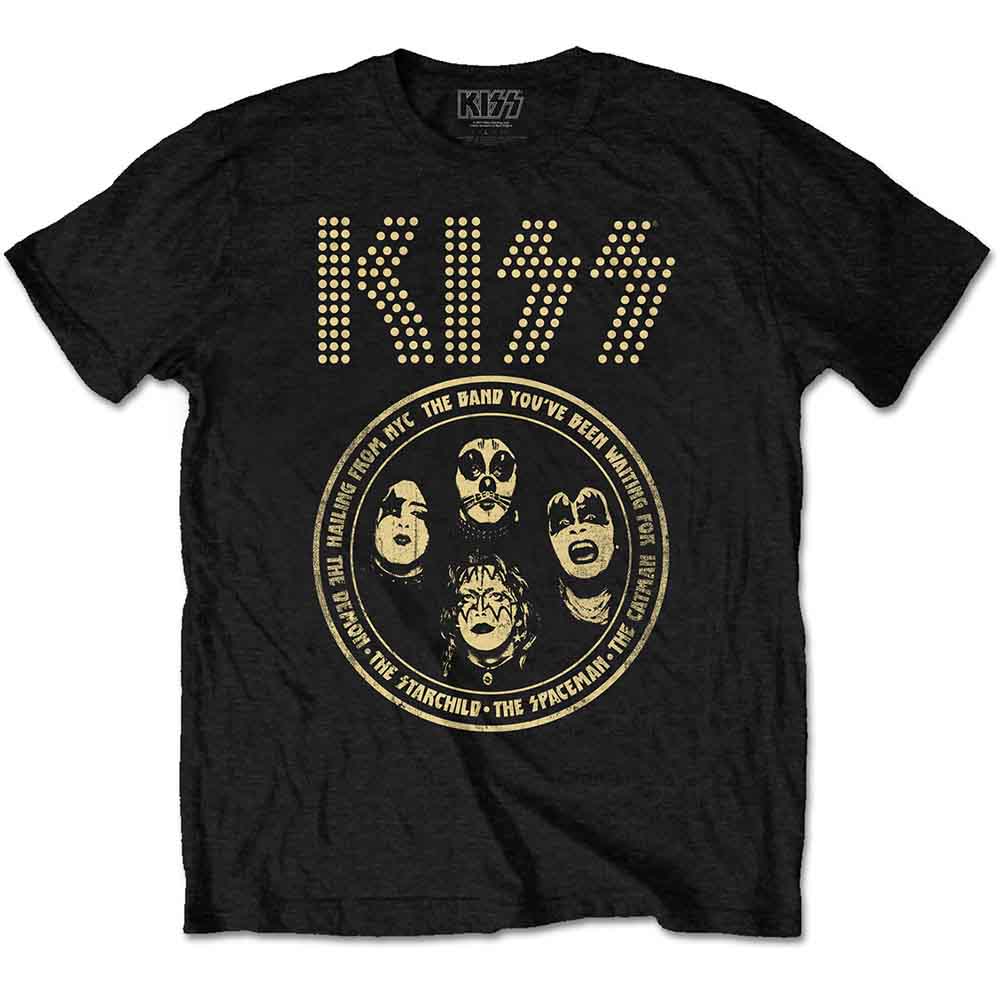 KISS - tshirt - Unisex - Short Sleeves - Large