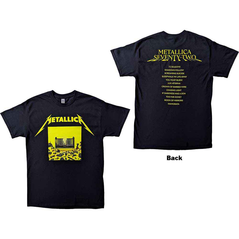 Metallica - tshirt - Unisex - Short Sleeves - Medium
