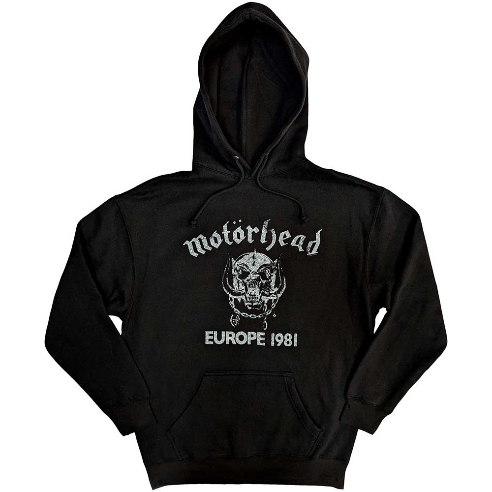 Motorhead - hoodies - Unisex - Long Sleeves - Europe '81 - Small