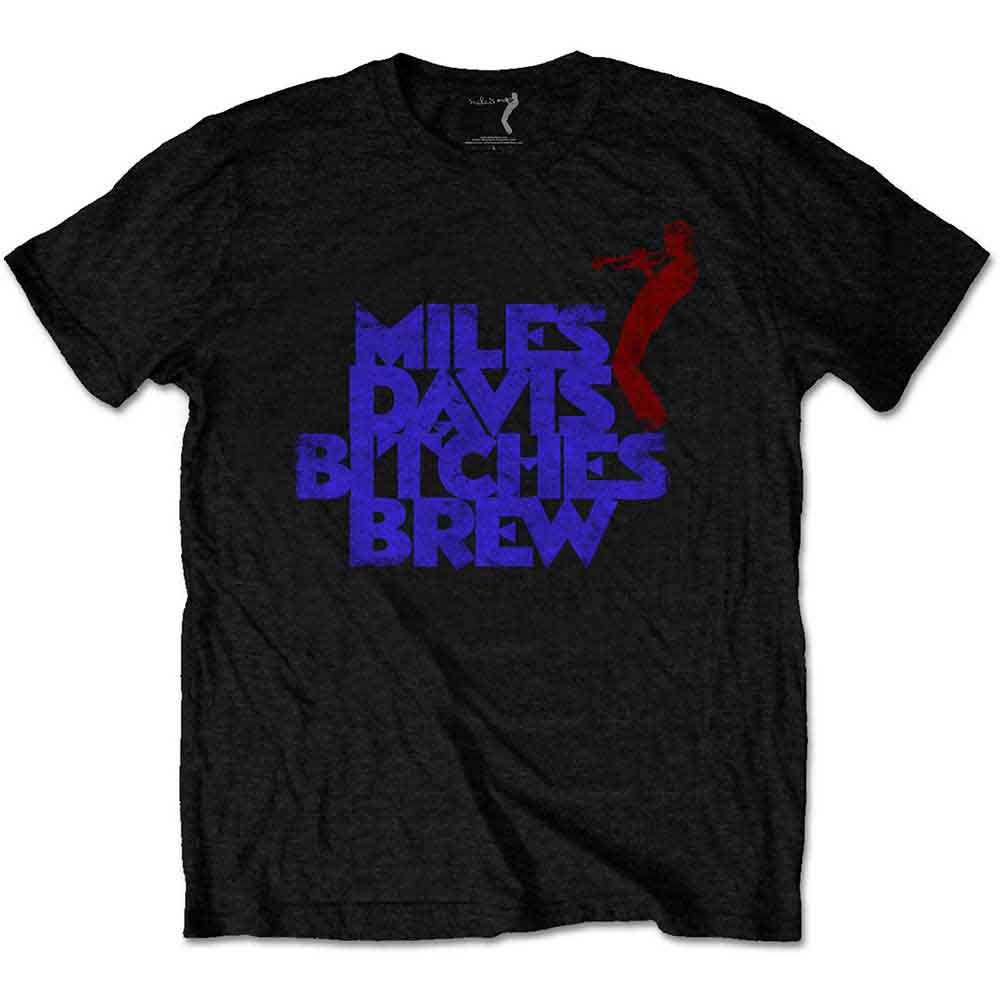 Miles Davis - tshirt - Unisex - Short Sleeves - Bitches Brew V - Large