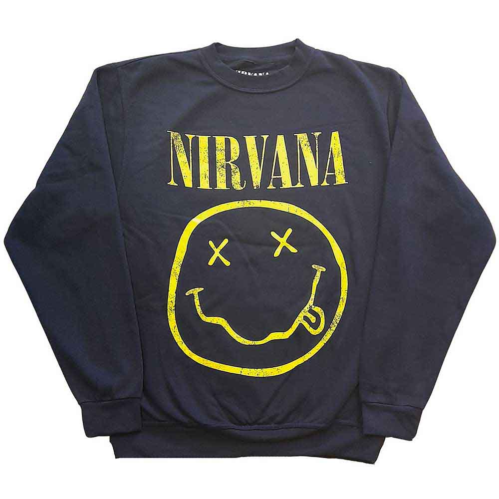 Nirvana - sweatshirts - Unisex - Large - Long Sleeves