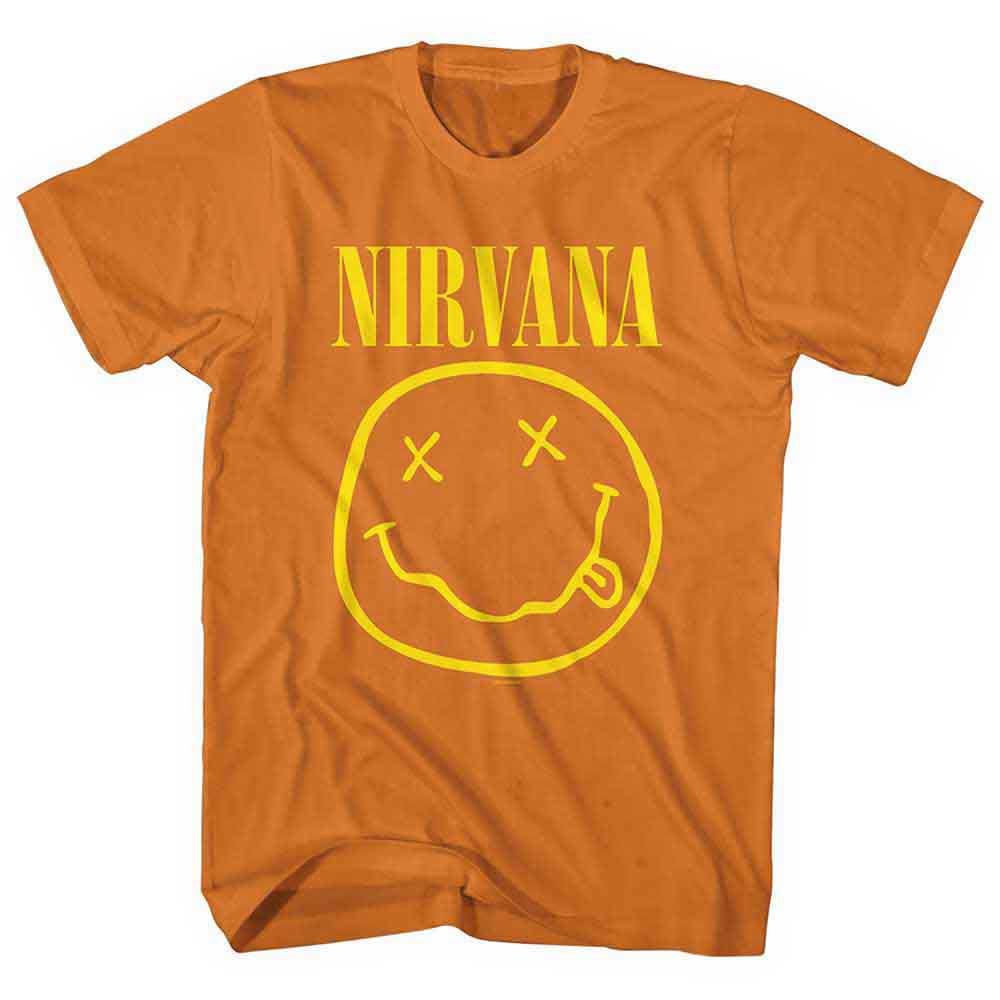 Nirvana - tshirt - Kids - T-Shirts - 11-12 Years - Short Sleeves - Yel