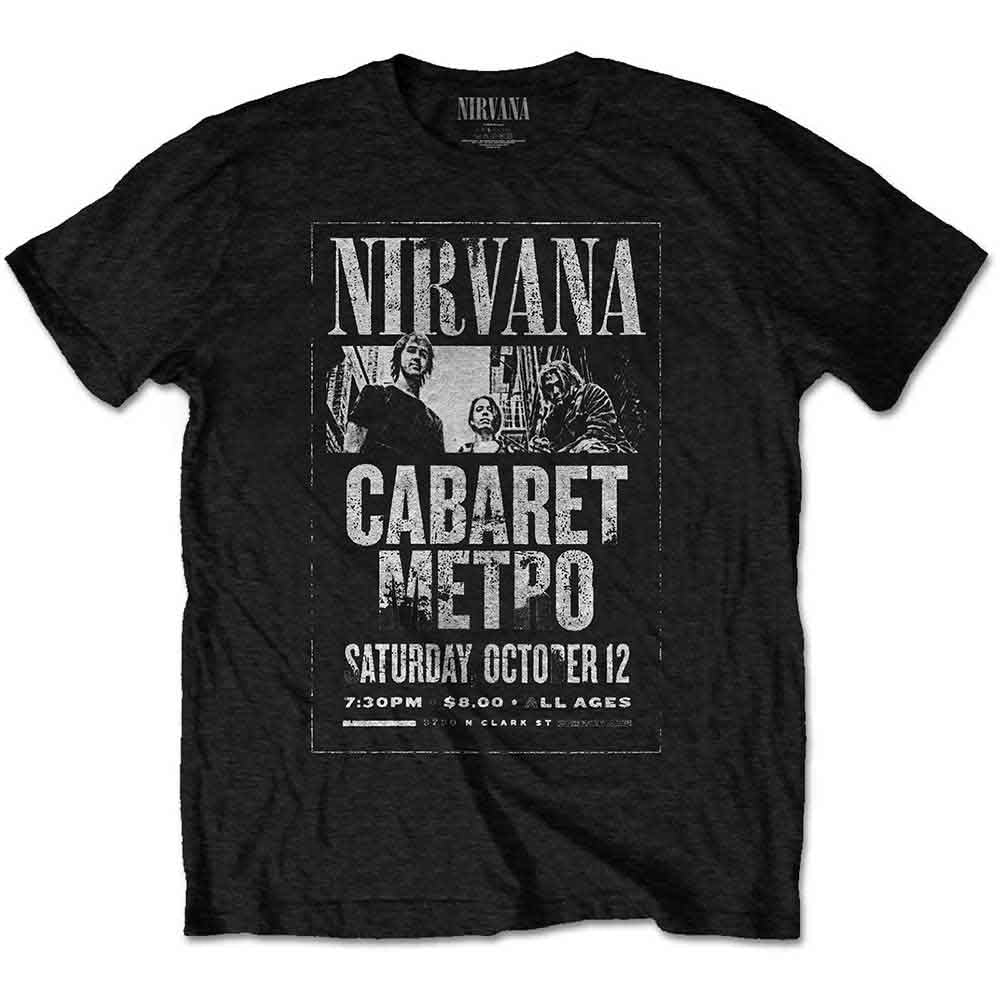 Nirvana - tshirt - Unisex - Short Sleeves - XX-Large