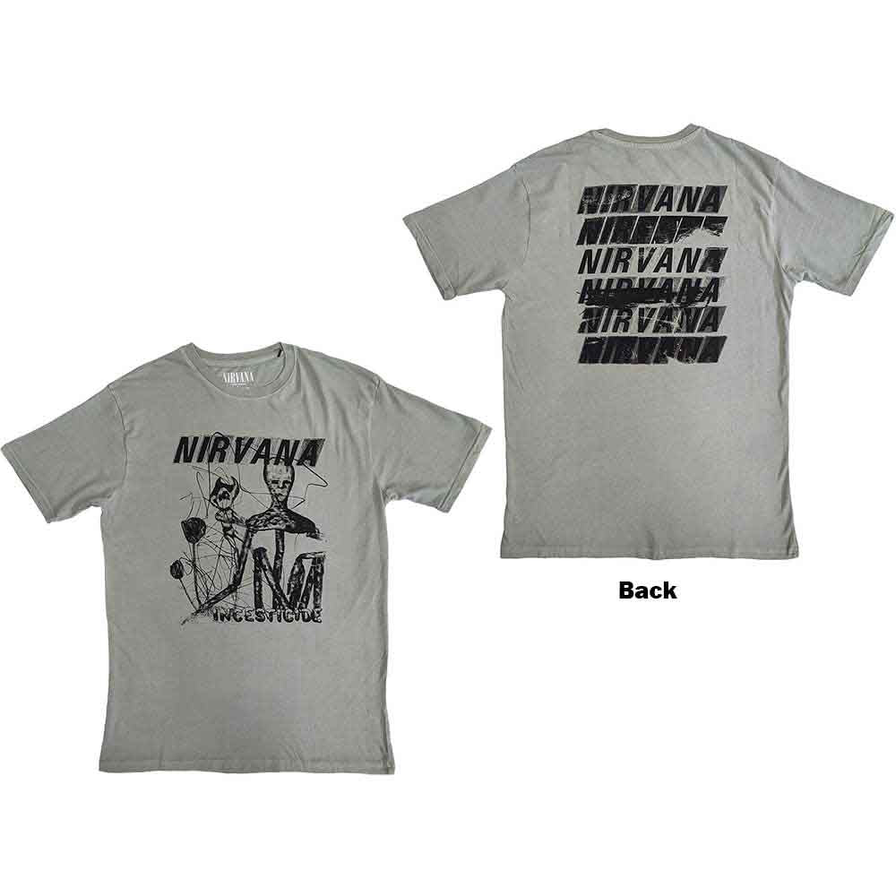 Nirvana - tshirt - Unisex - Short Sleeves - Large