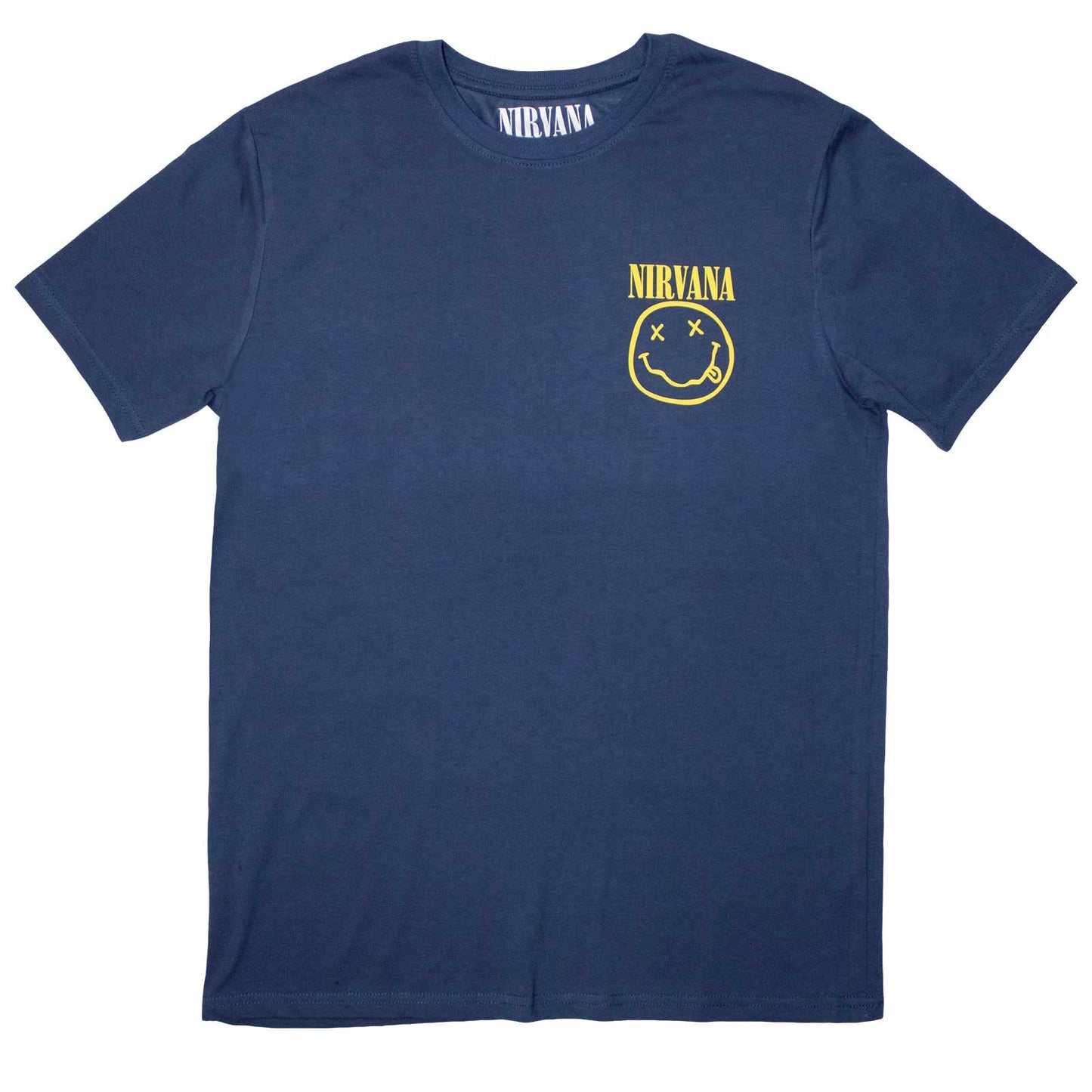 Nirvana - tshirt - Unisex - Short Sleeves - Mini Happy Face - XX-Large