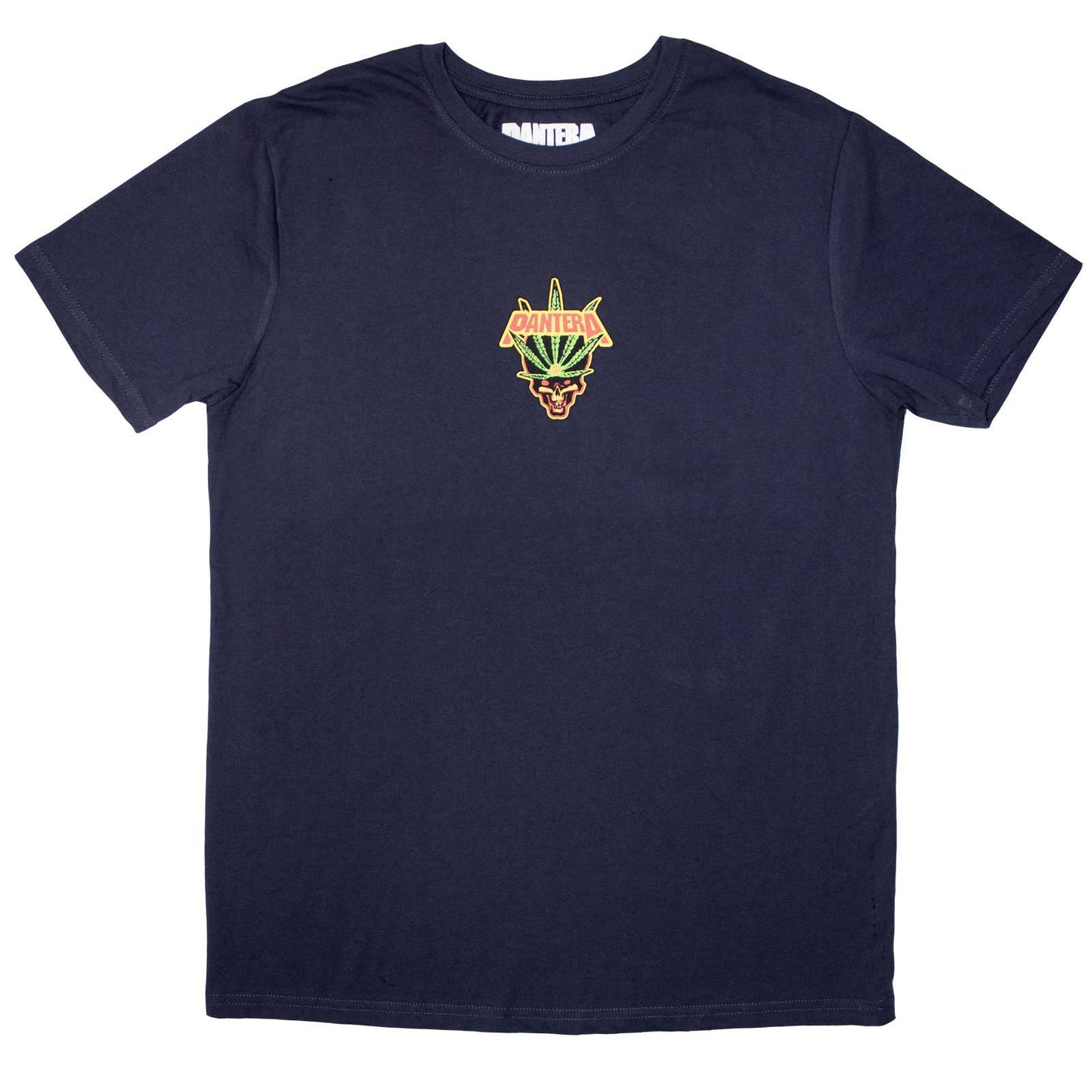 Pantera - tshirt - Unisex - Short Sleeves - Mini Leaf Skull - XX-Large