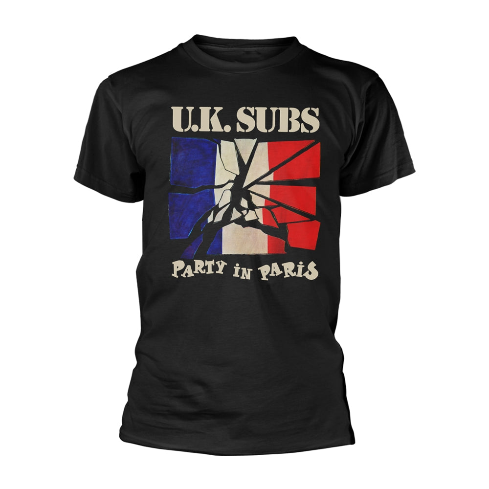 UK SUBS - PARTY IN PARIS - tshirt - Size S - New T Shirt