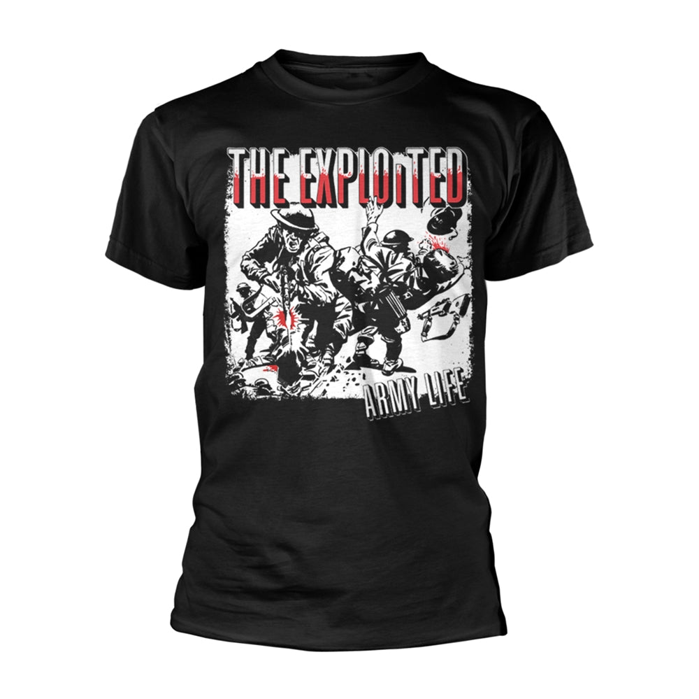 EXPLOITED - ARMY LIFE (BLAC - tshirt - T Shirt - Size S