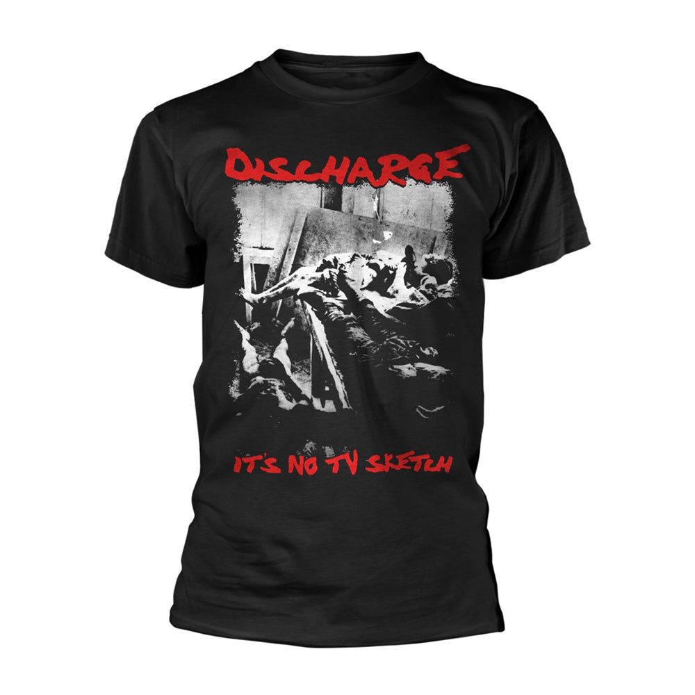 DISCHARGE - ITS NO TV SKETC - tshirt - T Shirt - Size S
