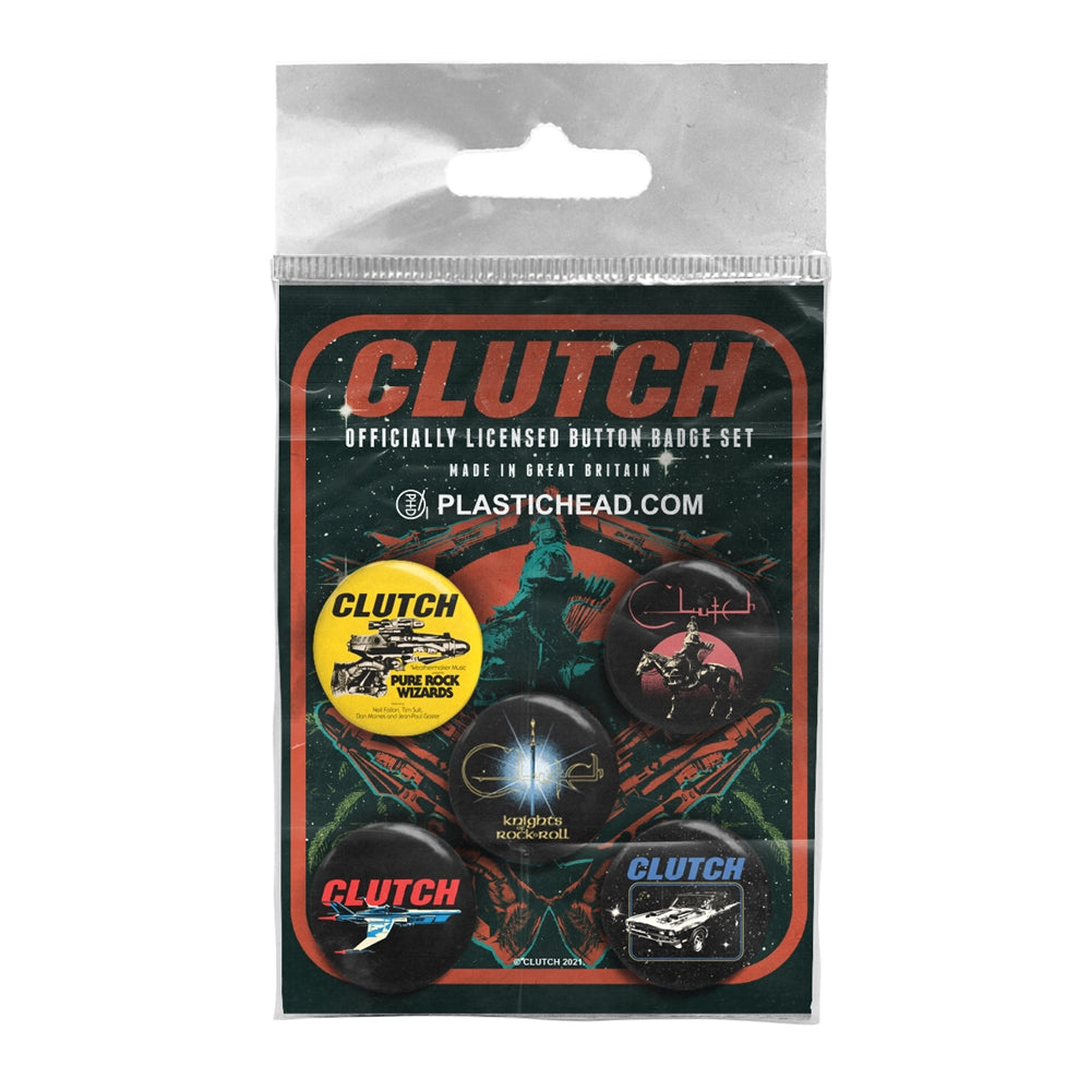 CLUTCH - BUTTON BADGE SET - BADGEP