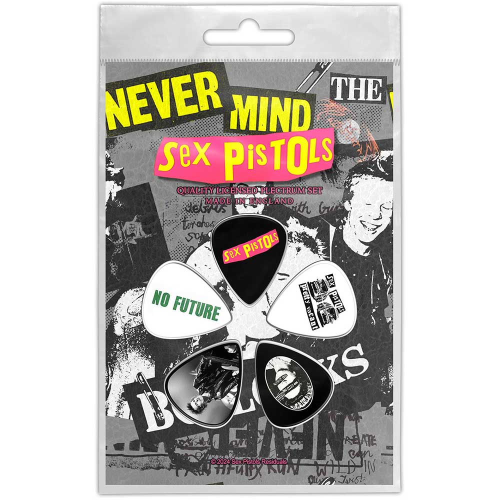Sex Pistols - Plectrum Pack: Never Mind The B**** - Patch - Plectrums