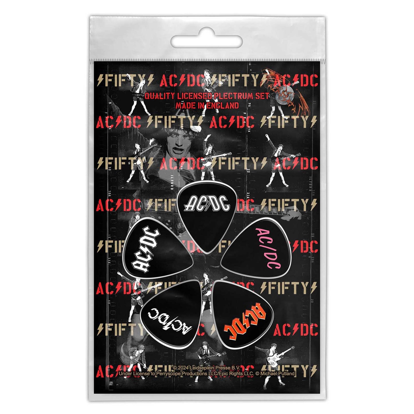 AC/DC - Plectrum Pack: - keyrings - Fifty