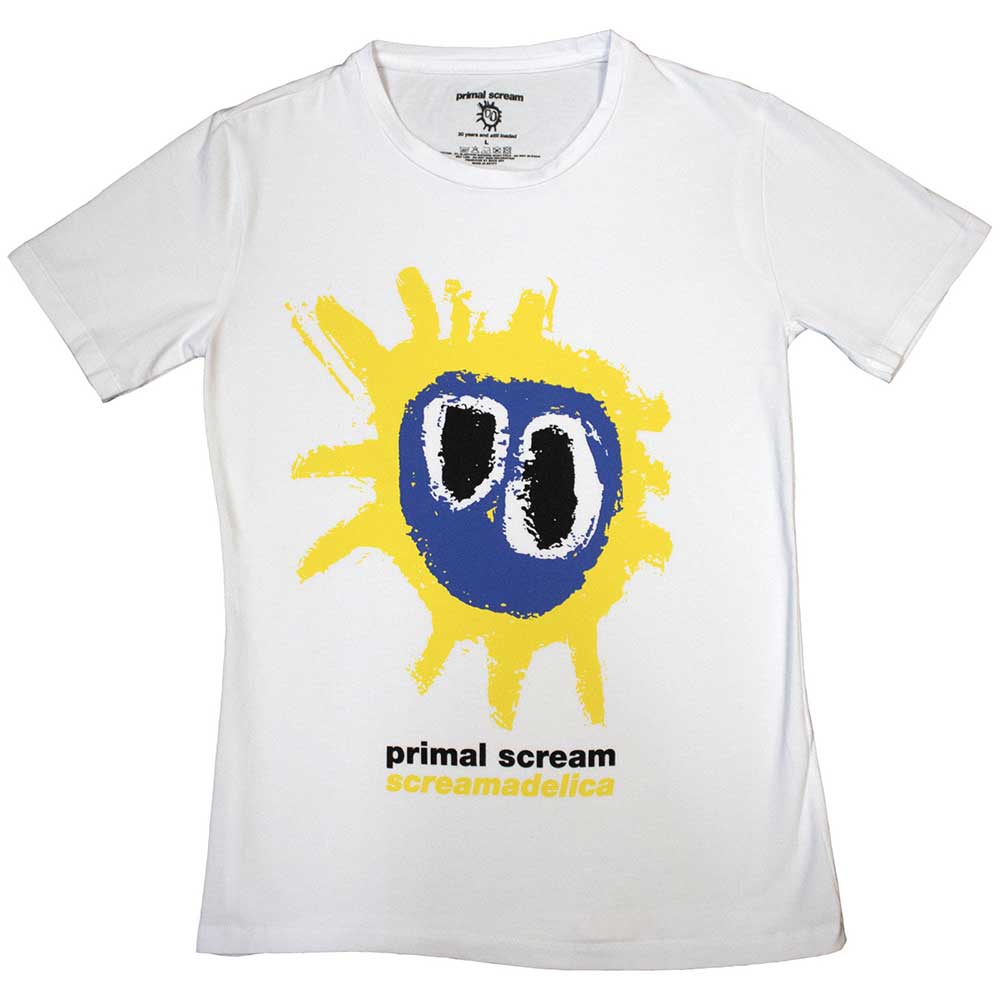 Primal Scream - tshirt - Ladies - Short Sleeves - Screamadelic - Small