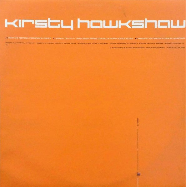 Kirsty Hawkshaw - Sci-Clone - Used Vinyl Record 12"