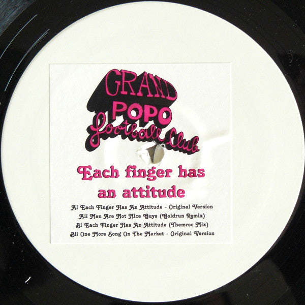 Grand Popo Football - Each Finger Has An Attitude - Used Vinyl Record 12