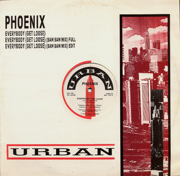 Phoenix - Everybody (Get Loose) - Used Vinyl Record 12"