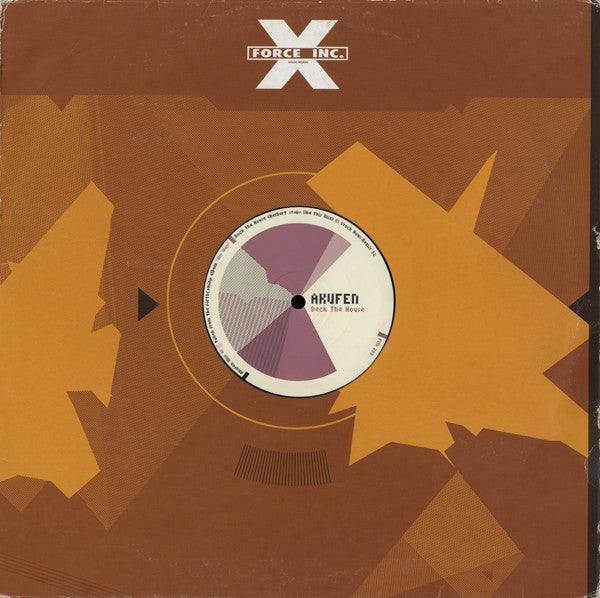 Akufen - Deck The House - Used Vinyl Record 12"