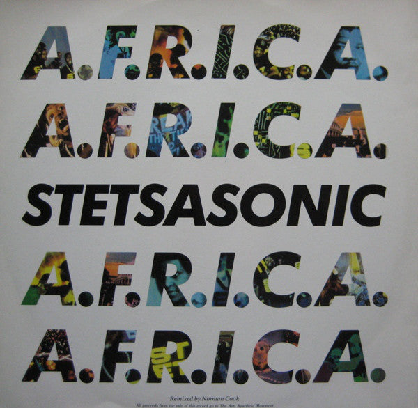 Stetsasonic - A.F.R.I.C.A. - Used Vinyl Record 12"