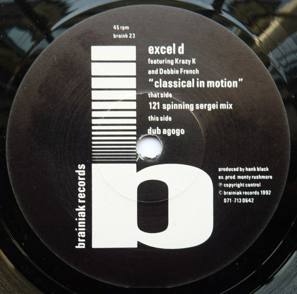 Excel D - Classical In Motion - Used Vinyl Record 12"