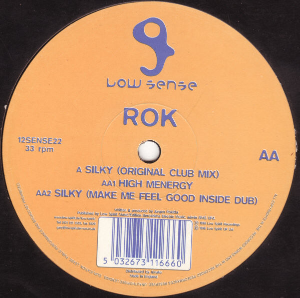 Rok - Silky - Used Vinyl Record 12"