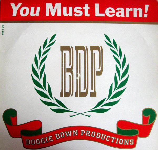 Boogie Down Producti - You Must Learn - Used Vinyl Record 12"