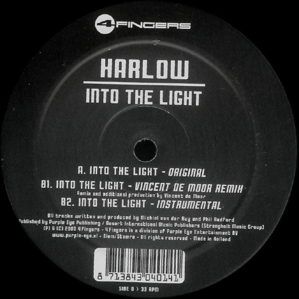 Harlow - Into The Light - Used Vinyl Record 12"