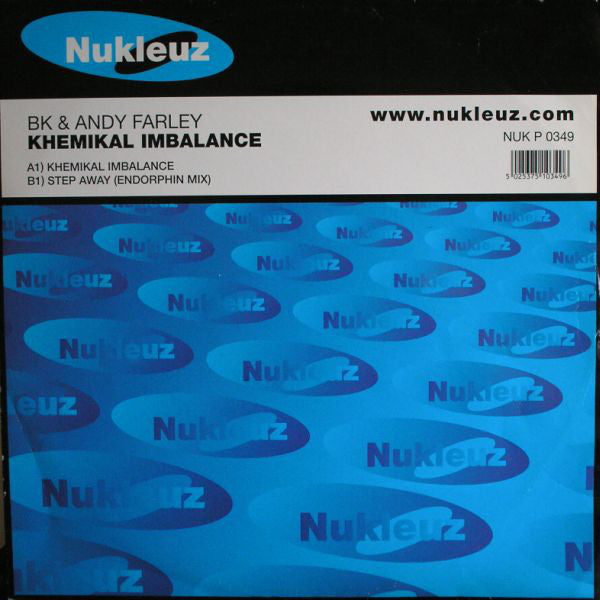 BK - Khemikal Imbalance - Used Vinyl Record 12"