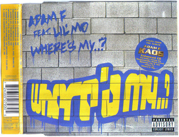Adam F - Where's My..? - Used CD