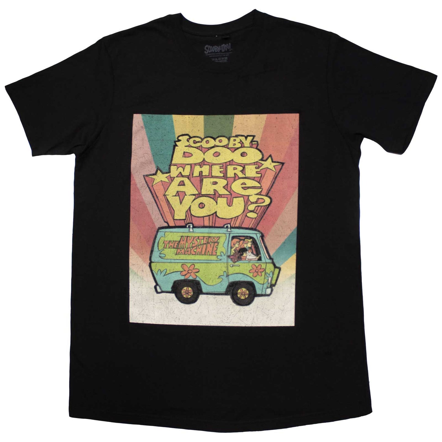 Scooby Doo - tshirt - Unisex - Short Sleeves - Where Are You? - Small