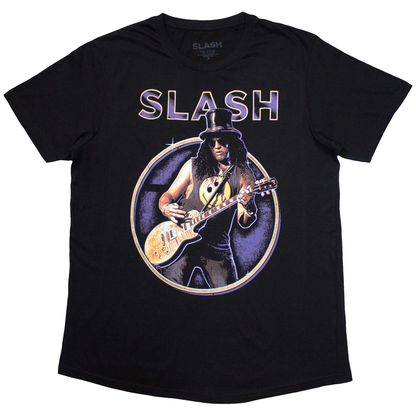 Slash - tshirt - Unisex - Short Sleeves - Purple Circle - Small