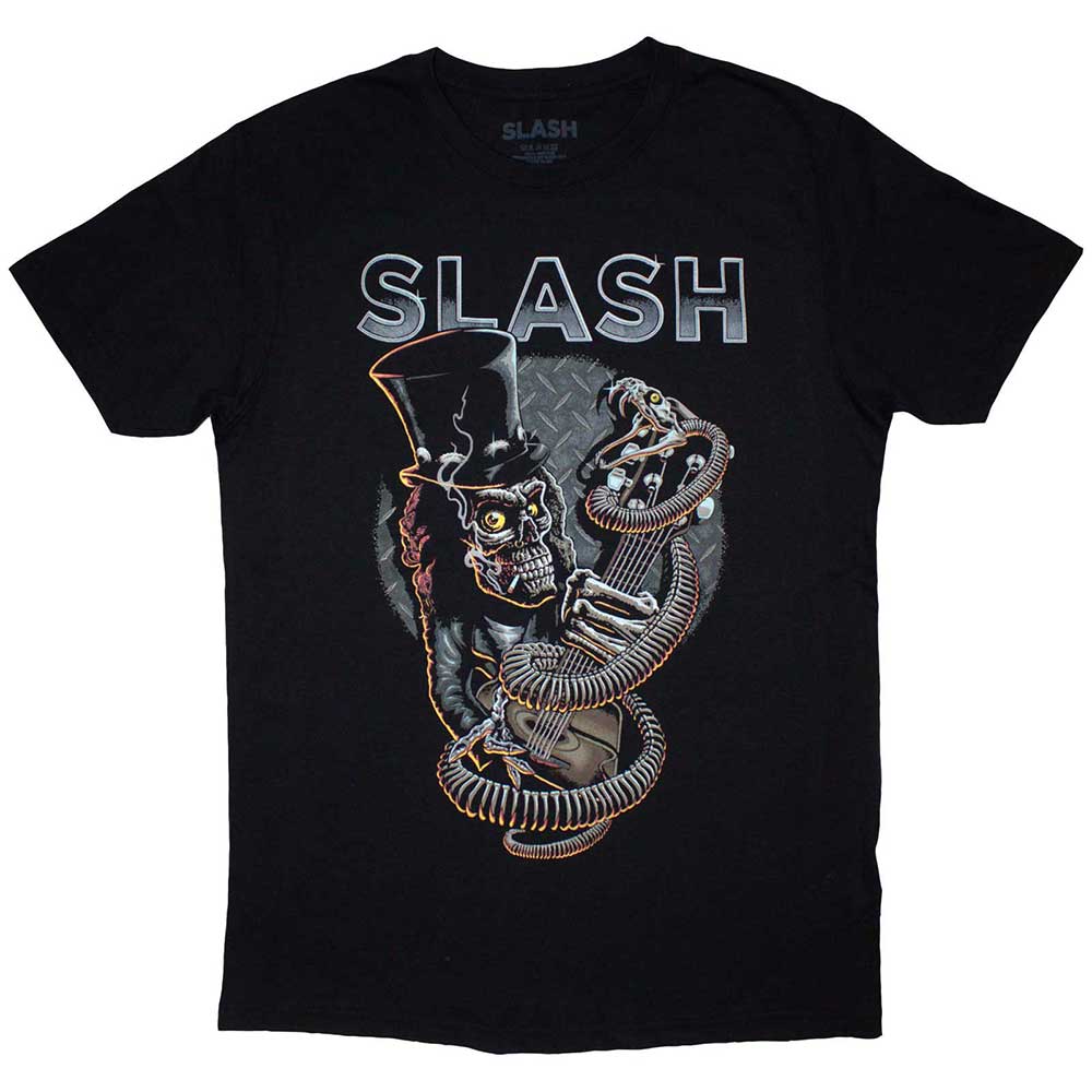 Slash - tshirt - Unisex - T-Shirts - Small - Short Sleeves - Skull Gui