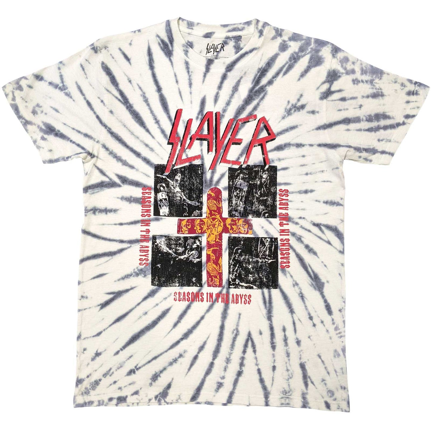 Slayer - tshirt - Unisex - Short Sleeves - Quad Seasons - Large