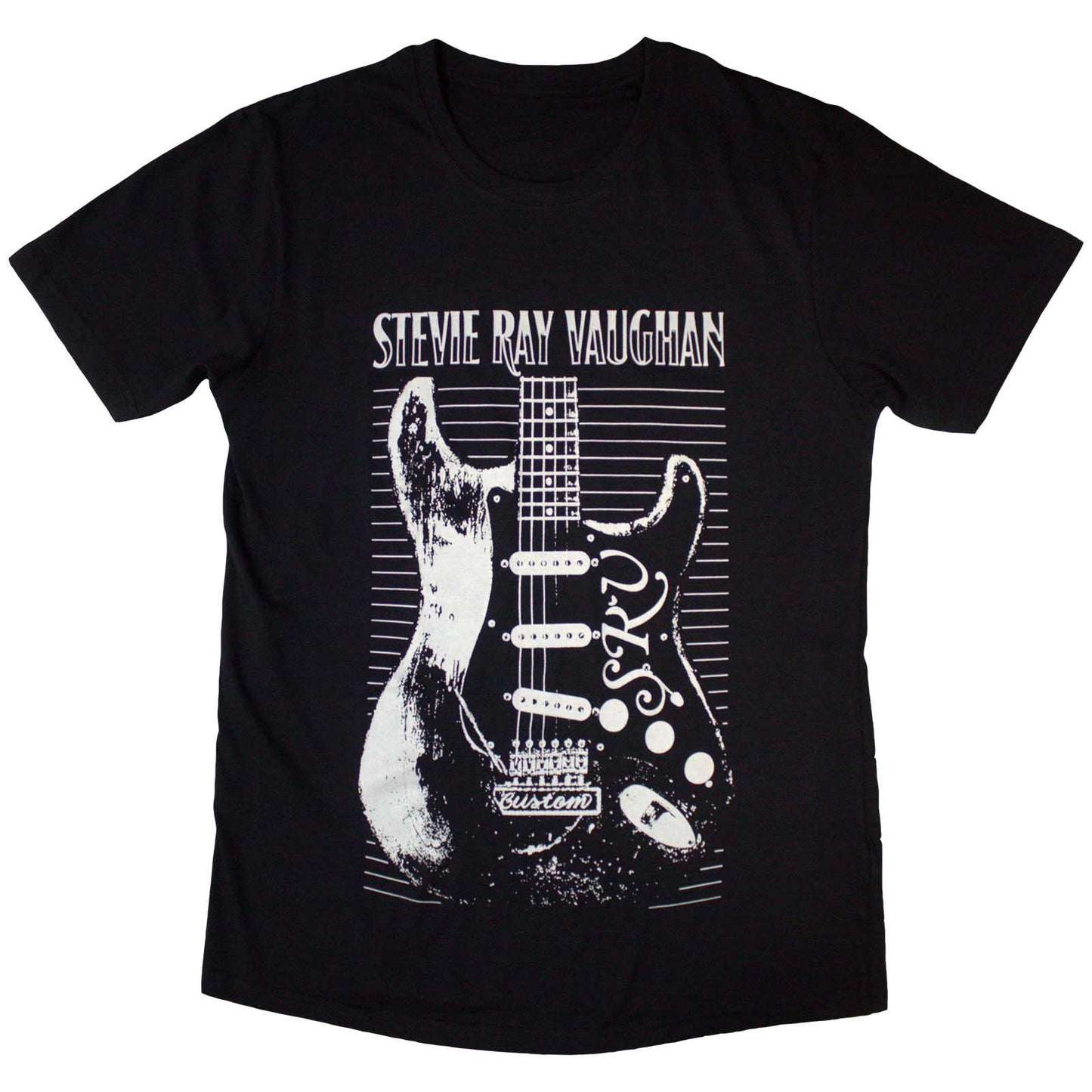 Stevie Ray Vaughan - tshirt - Unisex - Short Sleeves - Guitar - Large