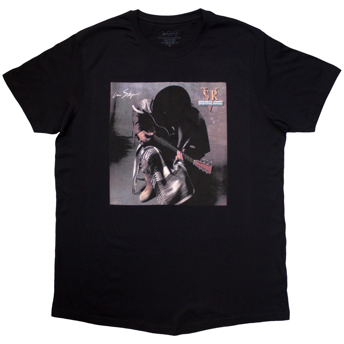 Stevie Ray Vaughan - tshirt - Unisex - Short Sleeves - In Step - Large