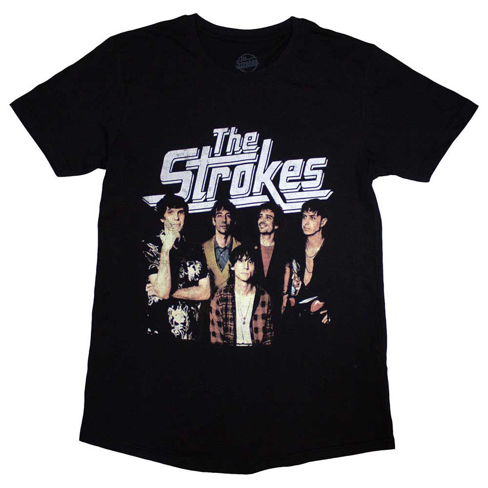 Strokes - tshirt - Unisex - Short Sleeves - Band Photo - Large