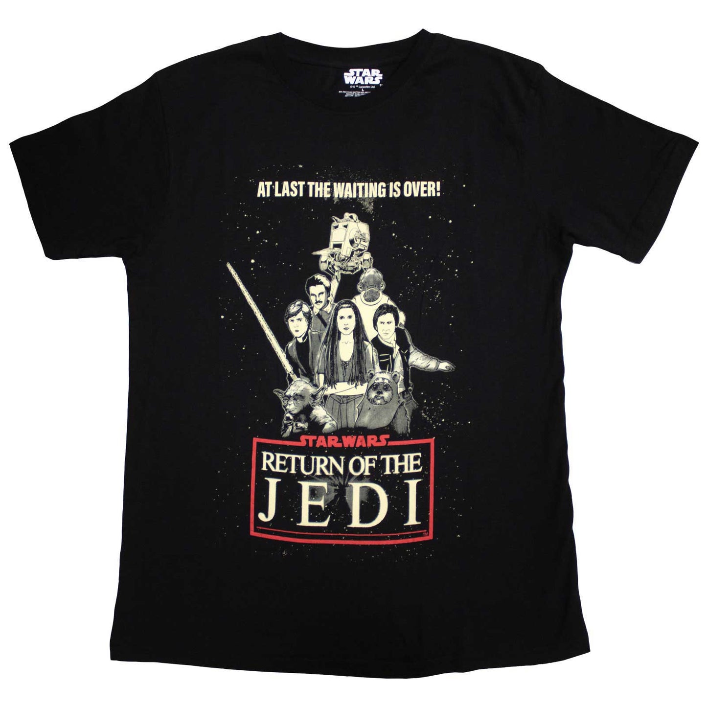 Star Wars - tshirt - Unisex - Short Sleeves - Return Of The J - Medium