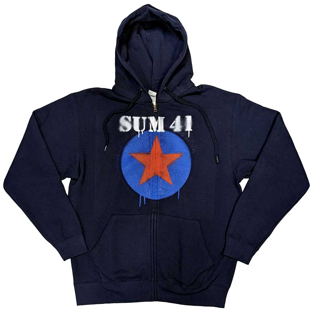 Sum 41 - hoodies - Unisex - Long Sleeves - Star Logo - Medium