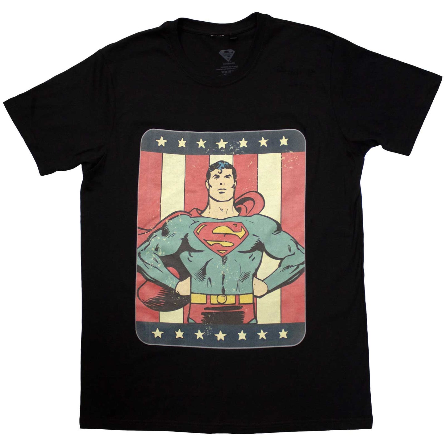 s - tshirt - Unisex - Short Sleeves - Superman Stripes - Large