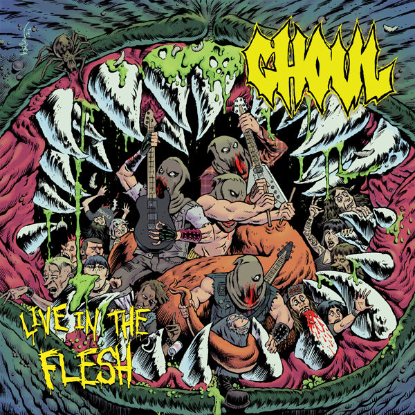 GHOUL - LIVE IN THE FLESH (YELLOW VINYL) - Vinyl Record DLP