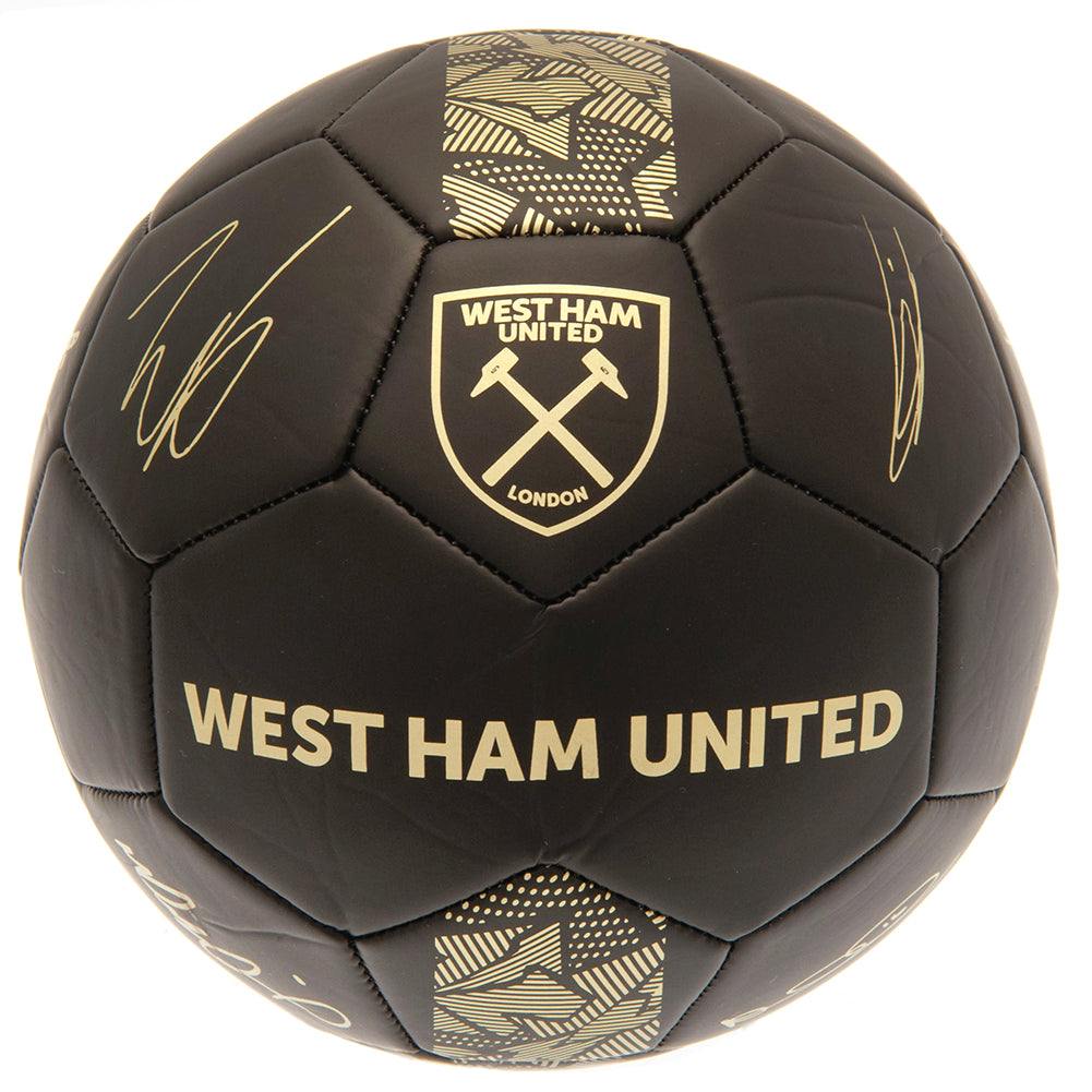 West Ham United FC - Football Signature Gold PH - Footballs Size 5