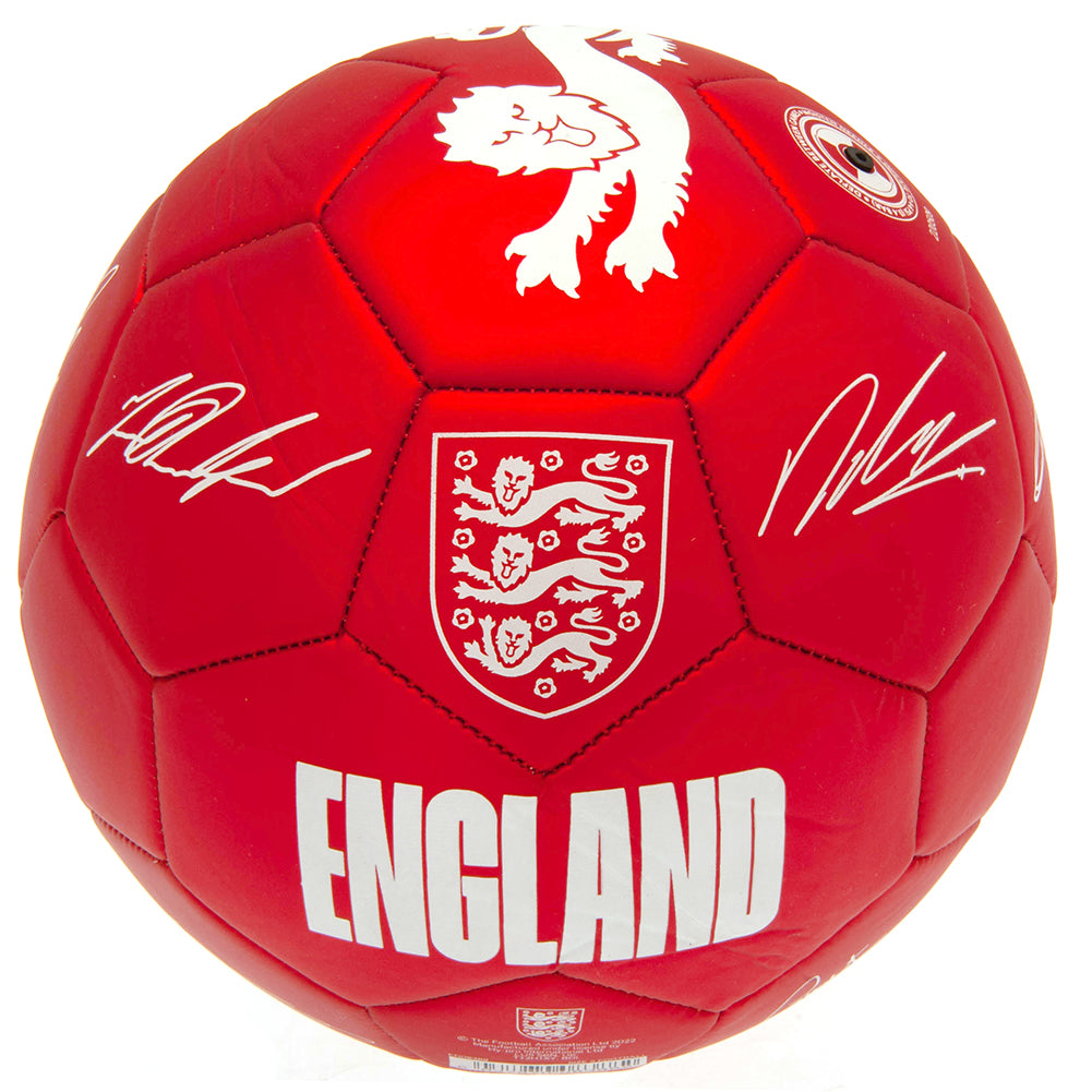England FA - Football Signature Red PH - Footballs Size 5