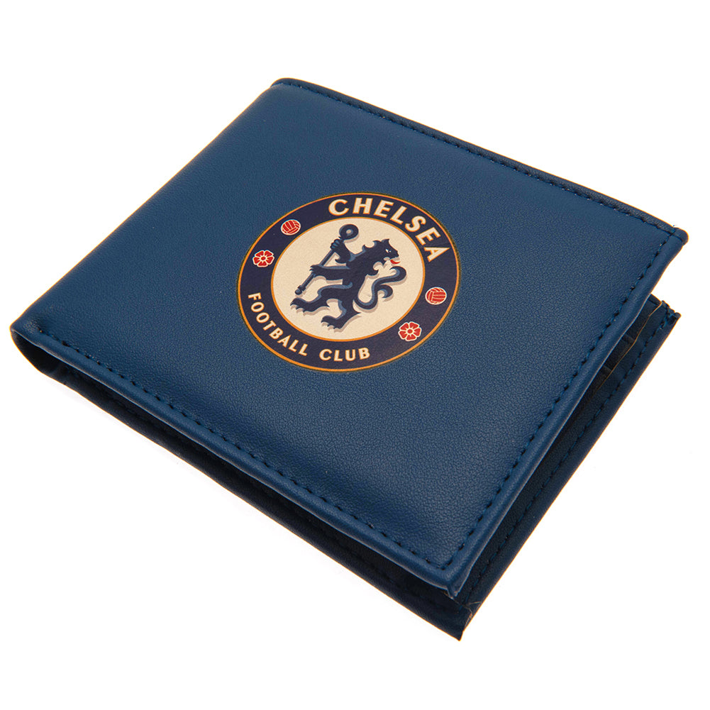 Chelsea FC - Coloured PU Wa - Men's Wallets - Wall - Approx 11cm x 9cm