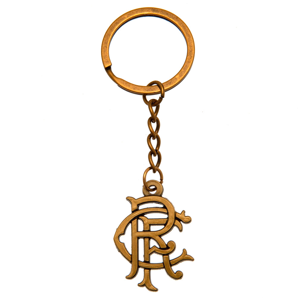 Rangers FC - Keyring Scroll - keyrings - Approx 30mm x 25mm - New Keyr