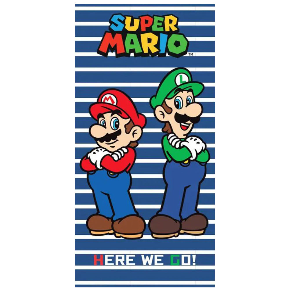 Super Mario - Towel - Clothing - Towels - Approx 140cm x 70cm