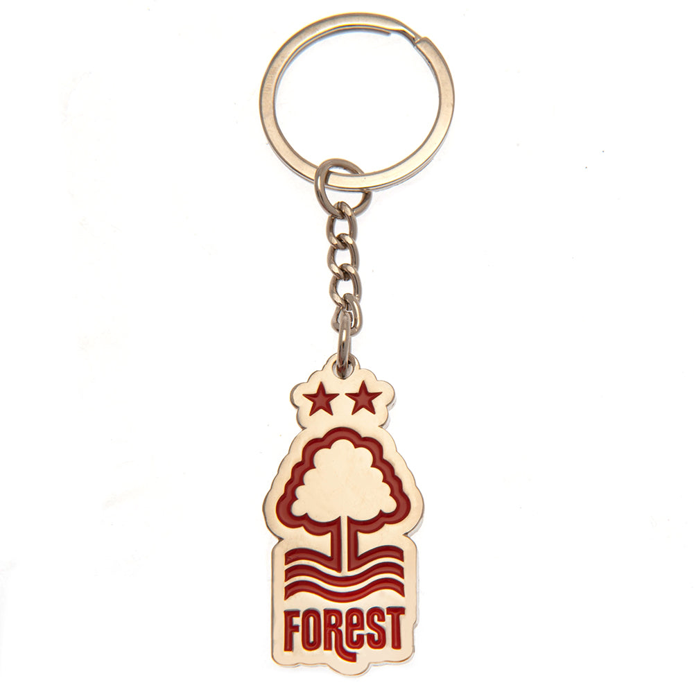 Nottingham Forest FC - Keyring - keyrings - Keyri - Approx 45mm x 23mm