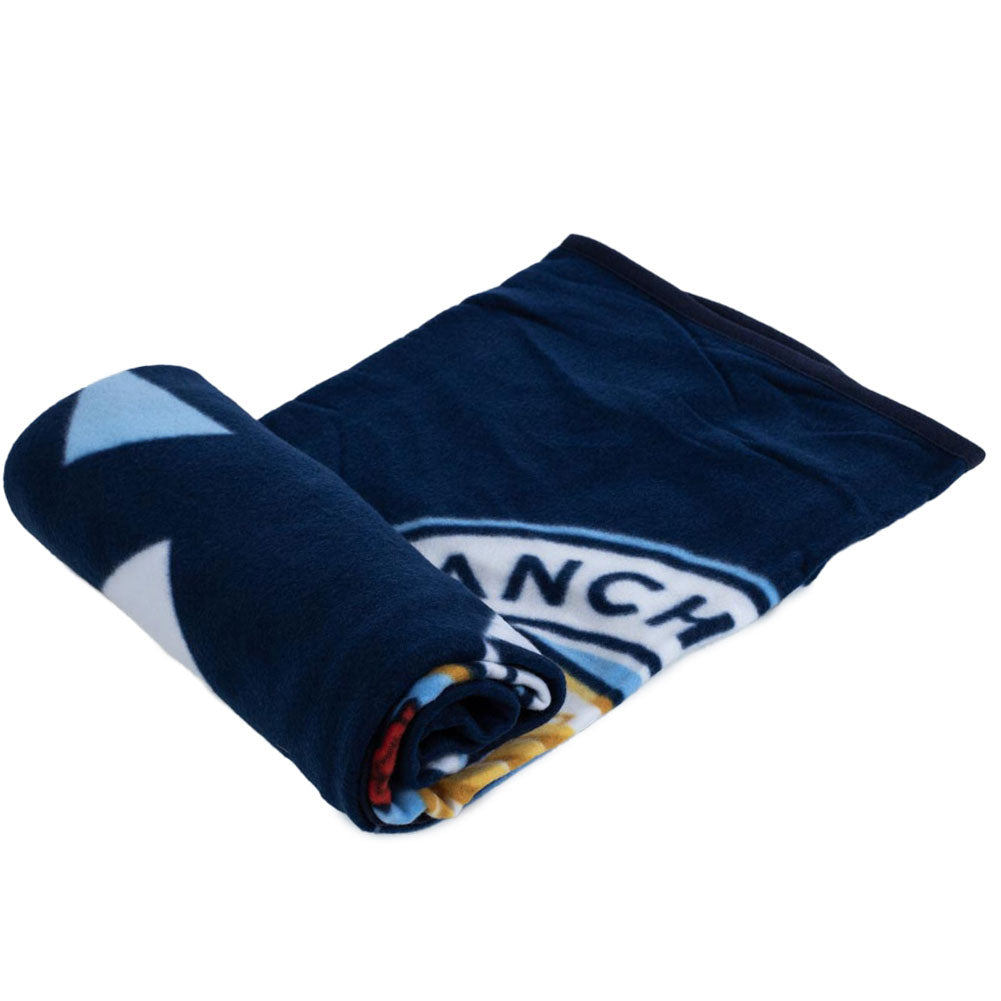 Manchester City FC - Particle Fleece - Approx 125cm x 150cm - New blan
