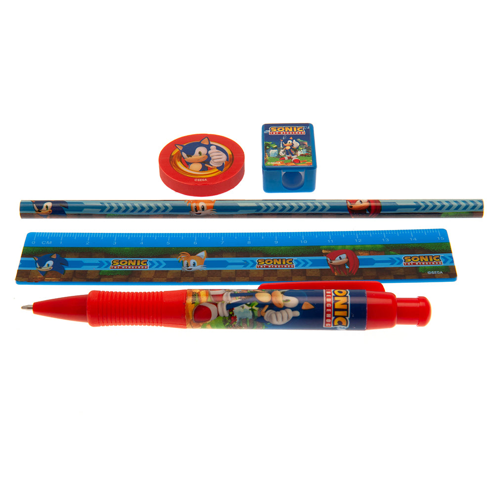 Sonic The Hedgehog - 5pc Stationery Set - Stationery Sets