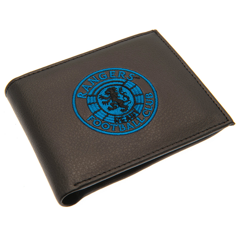 Rangers FC - Embroidered Wa - Men's Wallets - Wall - Approx 11cm x 9cm
