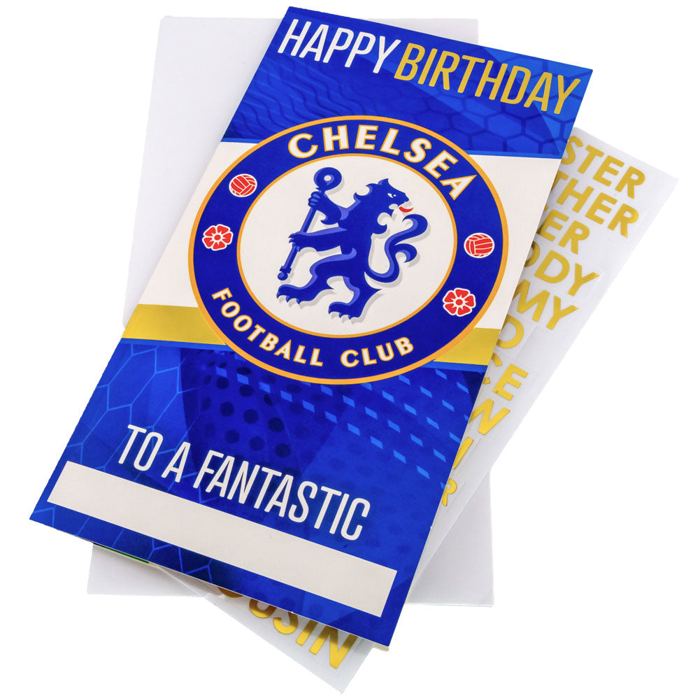 Chelsea FC - Personalised Birthday Card - Cards & Gift Wrap