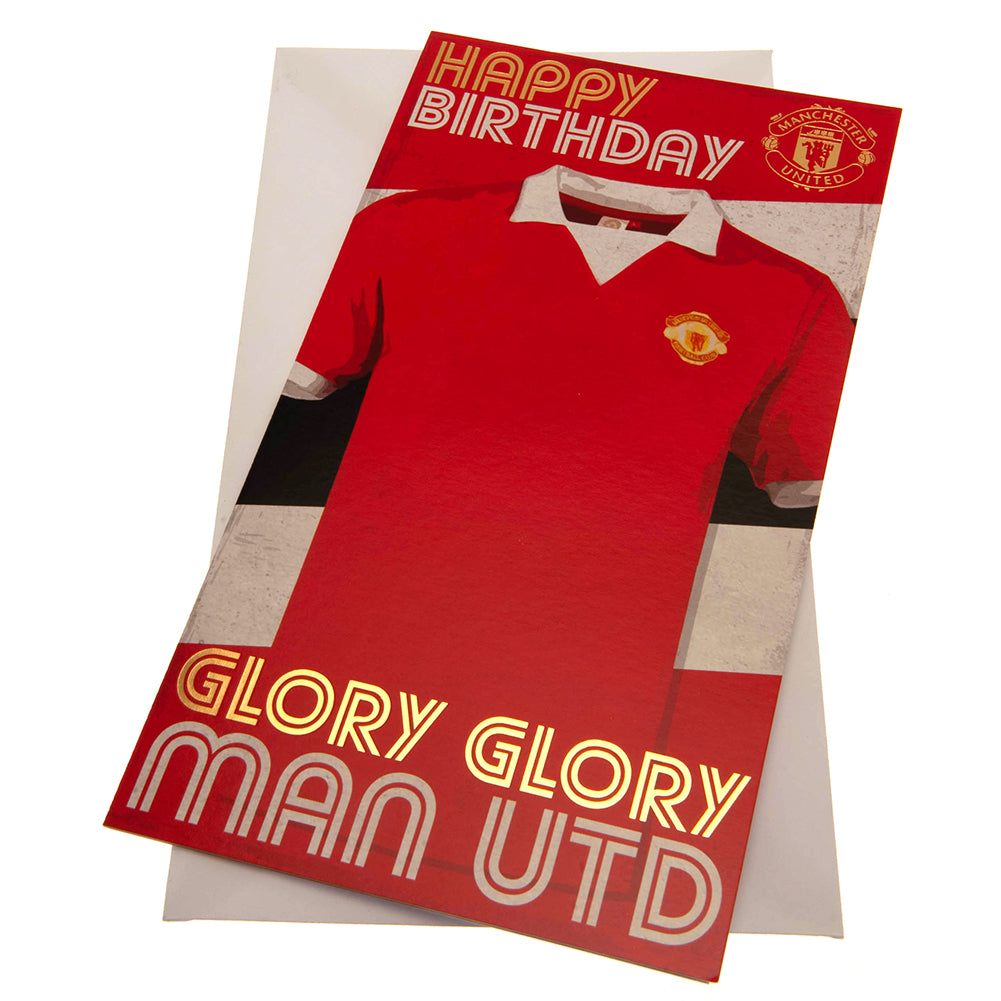 Manchester United FC - Birthday Card Retro - New Cards & Gift Wrap
